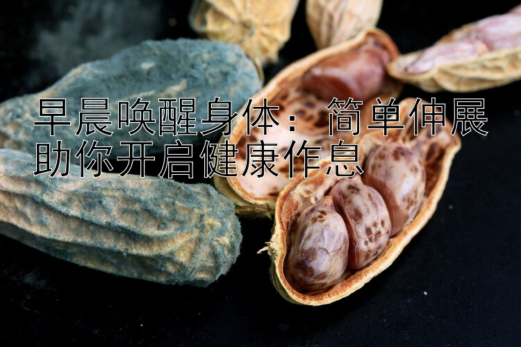 早晨唤醒身体：简单伸展助你开启健康作息